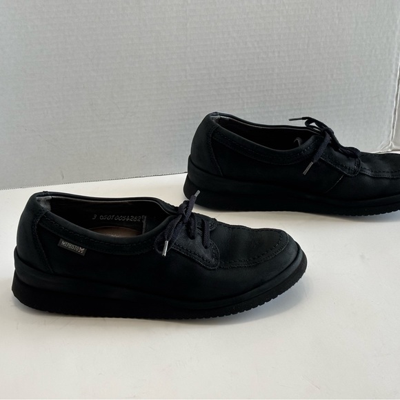 Mephisto Air Jet Women's 8.5 Black Leather Lace Up Casual Comfort Oxford Shoes - Picture 13 of 14